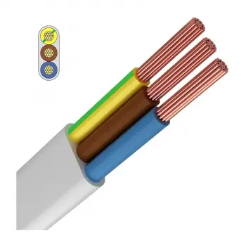 Шнур ШВВП 3х0,75 (белый)