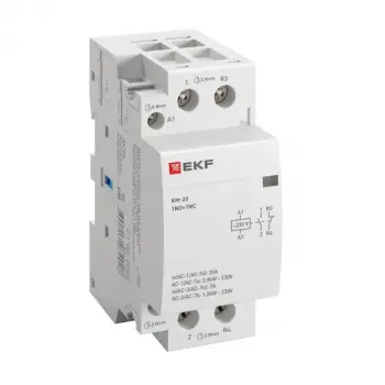 Контактор модульный КМ 20А NО+NC (2 мод.)