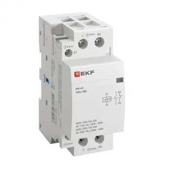 Контактор модульный КМ 63А NО+NC (2 мод.)