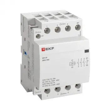 Контактор модульный КМ 20А 3NО+NC (3 мод.)