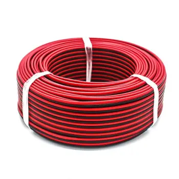 Провод ПВАМ-0,5 (чёрно-красный)