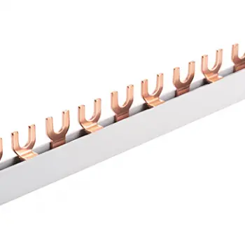 Шина соединительная тип FORK 1 полюс 63А<br>(12 модулей)  фото 1