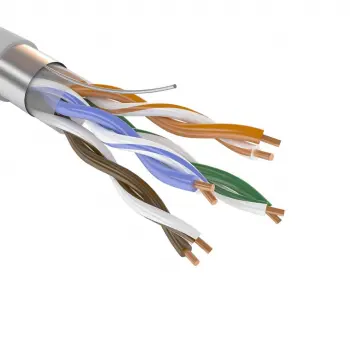 Кабель F/UTP Cat 5e 2х2х0,52 (PVC, серый)