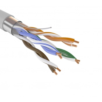 Кабель F/UTP Cat 5e 2х2х0,52 (PVC, серый)
