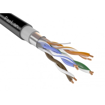 Кабель F/UTP Cat 5e 4х2х0,52 (PVC/PE, чёрный)