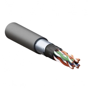 Кабель F/UTP Cat 5e 4х2х0,45 (LDPE, чёрный)