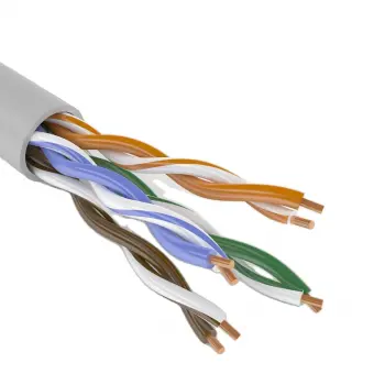 Кабель U/UTP Cat 5e 4х2х0,52 (PVC, серый)