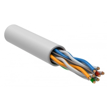 Кабель U/UTP Cat 6 4х2х0,23AWG (PVC, серый)