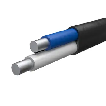 Кабель АВВГ-П 2х10,0 - 0,66 кВ (чёрный)