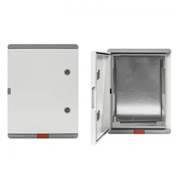 Бокс пластиковый с монтажной платой ЩМП 400х300х220 IP67 Plastim Elektrik фото 1