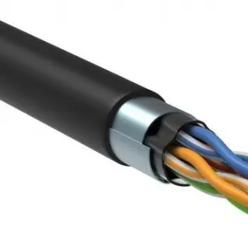 Кабель F/UTP Cat 5e 4х2х0,24AWG (LDPE, чёрный)