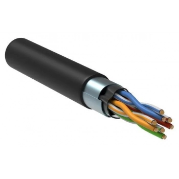 Кабель F/UTP Cat 5e 4х2х0,24AWG (LDPE, чёрный)