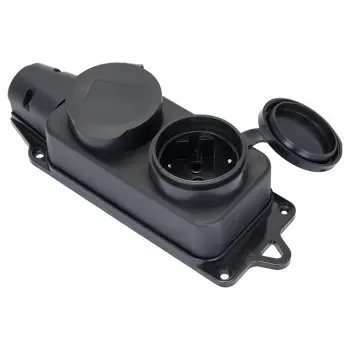 Розетка 2P+PE 2-местная