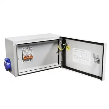 Ящик с понижающим трансформатором ЯТП 0,25 220/12В (2 авт.выкл.) IP54  фото 1