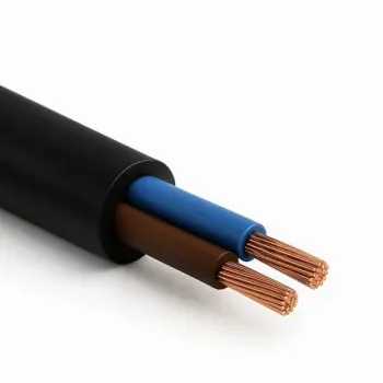 Провод ПВС 2х1,0 (чёрный)