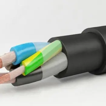 Кабель КГтп 3х25,0+1х10,0 (чёрный)