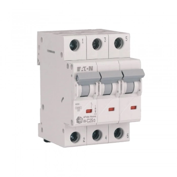 Авт. выкл. HN-C25/3, 3P, 25A, х-ка C, 6кА
