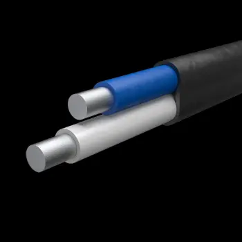 Кабель АВВГ-П 2х4,0 - 0,66 кВ (чёрный)