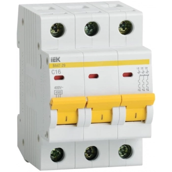 Авт. выкл. ВА47-29 3Р 25А C (4,5кА) IEK