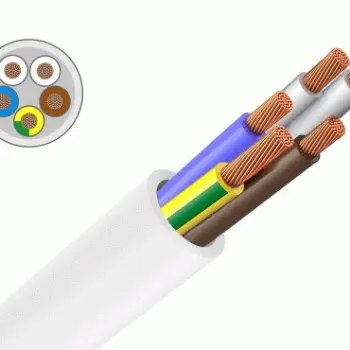 Провод ПВС 5х2,5 (белый)