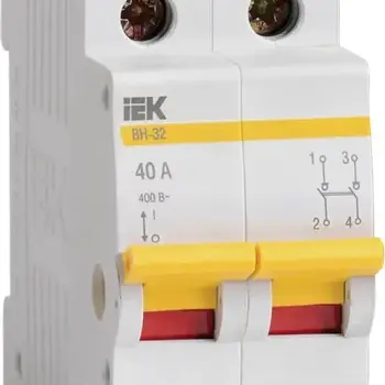 Выкл. нагрузки ВН-32 2Р 40А IEK  фото 1