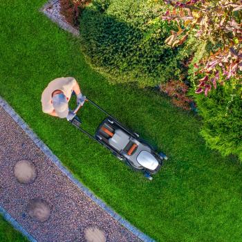 Аккумуляторная газонокосилка Litheli U20LM00-0U110 (1 Аккумулятор 4,0 А/ч)