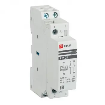 Контактор модульный КМ 25А NО+NC (1 мод.)