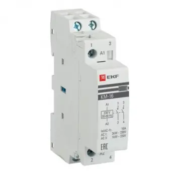 Контактор модульный КМ 16А NО+NC (1 мод.)