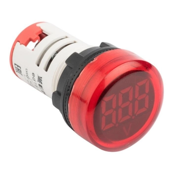Индикатор значения напряжения ED16-22VD (красный)