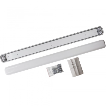 Светильник промышленный для LED-ламп Т8 G13 2x1200 ДСП 12-2х18-001 прозрачный с отражателем-IP65