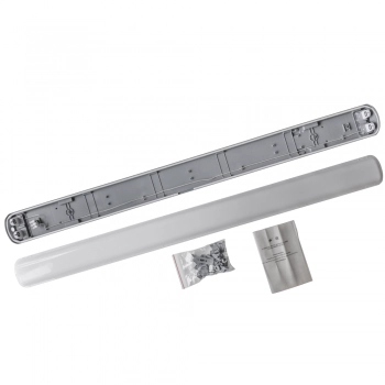 Светильник промышленный для LED-ламп Т8 G13 2x1200 ДСП 12-2х18-001 прозрачный-IP65