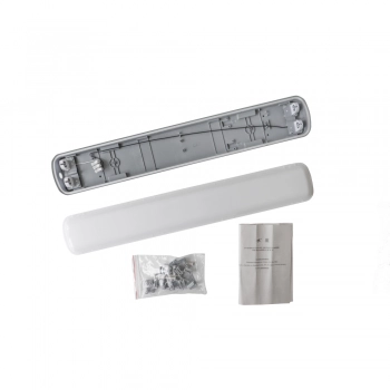 Светильник промышленный для LED-ламп Т8 G13 _2x600 ДСП 12-2х10-001 прозрачный-IP65