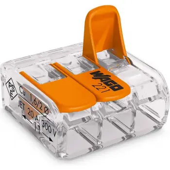 Соединительная клемма 3-ех проводная (221-413)