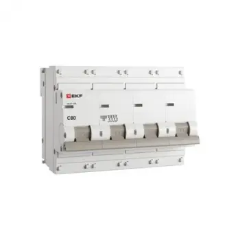 Авт. выкл. ВА 47-100 4P 80A C (10kA)