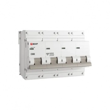 Авт. выкл. ВА 47-100 4P 80A C (10kA)