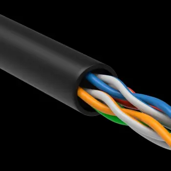 Кабель U/UTP Cat 5e 4х2х0,24AWG (LDPE, чёрный)