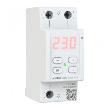 Реле напряжения Welrok D2-40 red