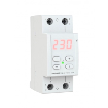 Реле напряжения Welrok D2-63 ТN red