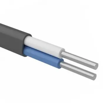 Кабель АВВГнг(А)-LS 2х2,5 - 0,66 (круглый, чёрный)