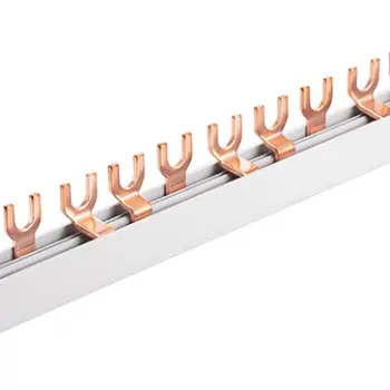 Шина соединительная тип FORK 3 полюса 63А (12 модулей)  фото 1