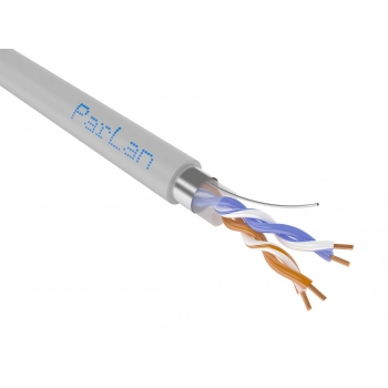 Кабель F/UTP Cat 5e 2х2х0,52 (PVC, серый)