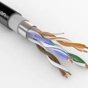 Кабель F/UTP Cat 5e 4х2х0,52 (PVC/PE, чёрный)