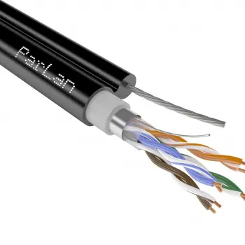 Кабель F/UTP Cat 5e 4х2х0,52 (PVC/PEtr, чёрный)