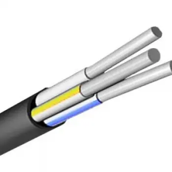 Кабель АВВГ нг(А) 3х10,0 - 0,66 кВ (чёрный)