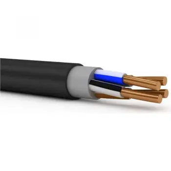 Кабель ВВГ нг(А) 4х6,0 н.660В (чёрный)