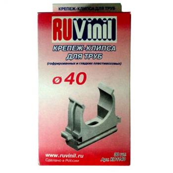 Крепёж-клипса d=16мм (РУВИНИЛ)  фото 4