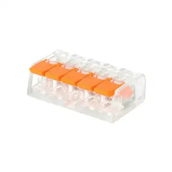 Клемма КРУ-415 (СМК 221-415) 5 отверстий  0.5-4мм 