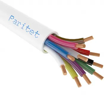 Кабель (провод) КСПВ 10х0,40 мм (белый)