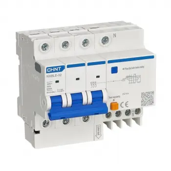 Диф. автомат NXBLE-32 3P+N C10 30mA тип AC 6kA