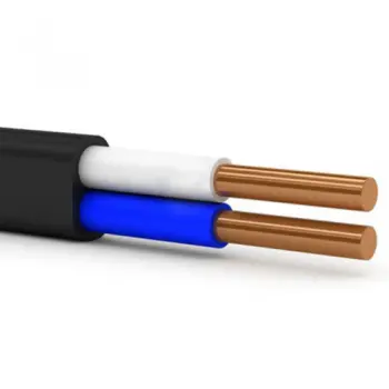 Кабель ВВГ-П 2х1.5 н.660В (чёрный)